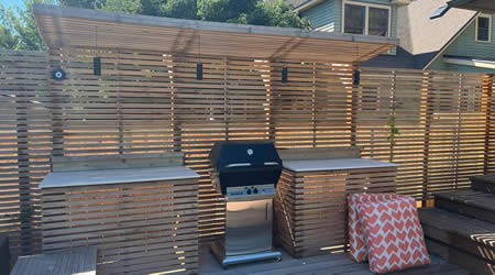 Outdoor Cooking Area Construction