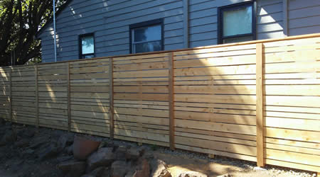 Wood Fencing Construction